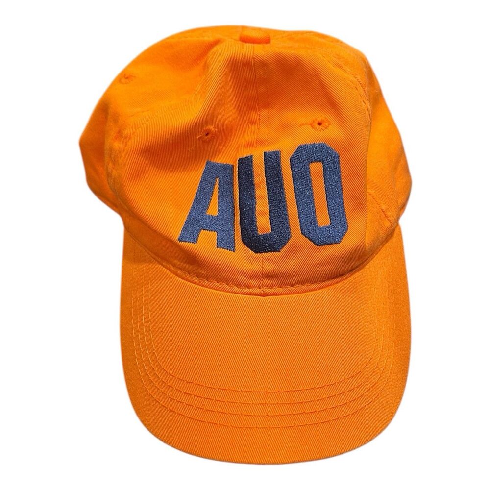 Auburn University AUO Strapback Hat Baseball Cap Adjustable OSFM Orange New